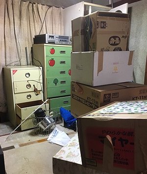 【3K】冷蔵庫や洗濯機、タンスなど重い不用品の搬出、片付け後の清掃の施工前