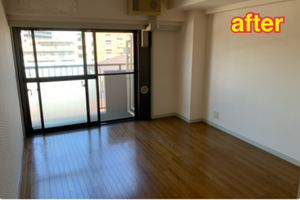 大きなタンスの搬出作業の施工後