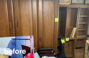 藤沢市にてお片付けの施工前