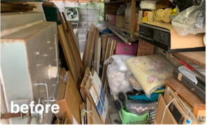 横浜市港北区にてお片付けをさせていただきましたの施工前