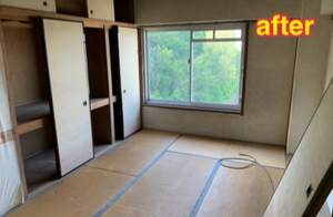 お引っ越しに向けた生前整理の施工後