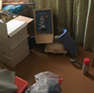 車の廃車手続き代行も行いました:4LDK【150,000円】の施工前