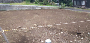 空地全体の草刈りの施工後