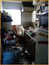 片付け例1の施工前