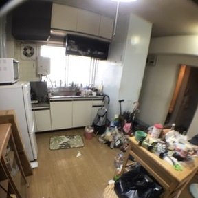 施設の入居に伴った整理の施工前