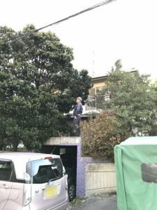 【4LDK】不動産会社様より残置物撤去と樹木伐採をご依頼いただきました【290,000円】の施工前