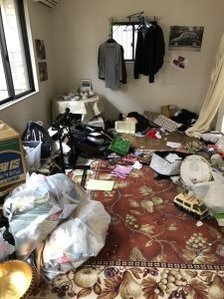 【2DK】家財と生活ゴミの全撤去の施工前