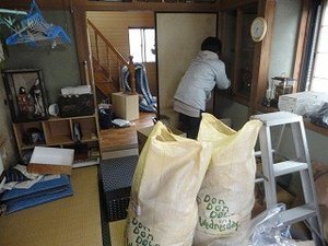 千葉市中央区での遺品整理の施工前