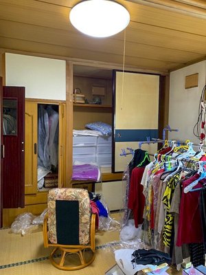 アパートの遺品整理のご依頼(小樽市稲穂)の施工前