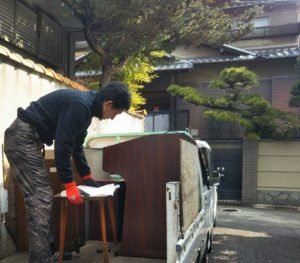 戸建2階にあるタンスなどの家財整理の施工後