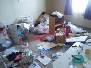 引き渡しが迫っている家の空き家片付けの施工前