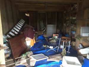 角田市での遺品整理の施工前