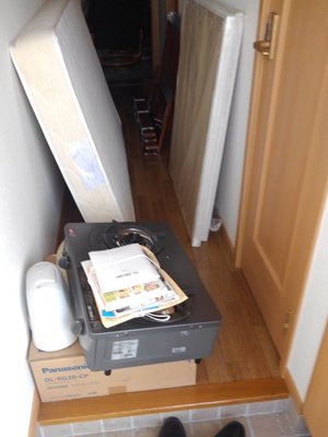 ベッドの解体・回収の施工前