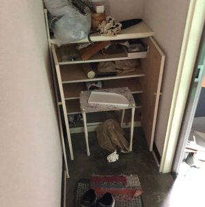 お引越しとその後の家財整理の施工前