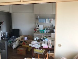 【3DK】施設入居に伴う生前整理の施工前