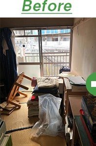 【2DK】ゴミ屋敷清掃のご依頼の施工前