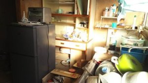 アパート2Kの遺品整理の施工前