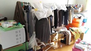 サービス付き高齢者マンションの遺品整理の施工前