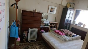 引越しに伴う不用品回収・片付け作業の施工前