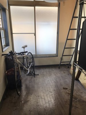 リビングとロフト部分などのお部屋のお片付けと清掃作業の施工後