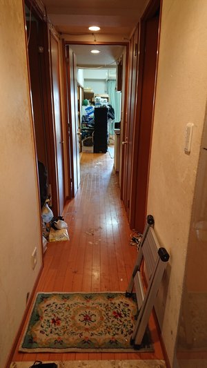 管理会社の点検に伴うお部屋の清掃の施工後