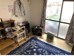 【2DK】遠方に住まわれる親族の方々より遺品整理のご依頼(153,000 円)の施工前