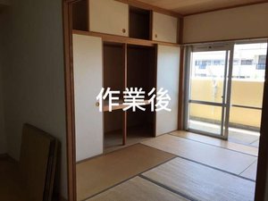 期限が迫っている貸家のご遺品整理の施工後