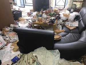 マンション部屋の片付け・ゴミ処分の施工前