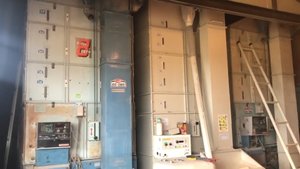 お米の乾燥機の解体回収処分の施工前