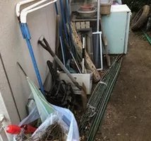 家周りのごみ処分のご依頼の施工前