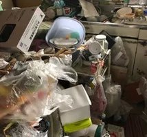 台所のお片付けのご依頼の施工前