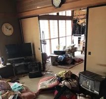 一軒家と倉庫の遺品整理のご依頼の施工前