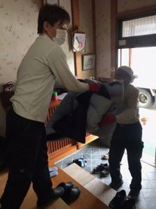 お片付け後の生活も考え作業いたしますの施工前