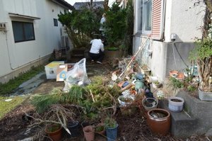 高岡市、解体予定の遺品整理のご依頼の施工前