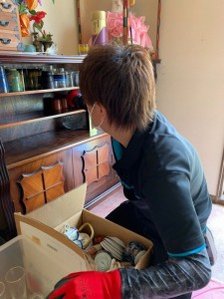 富山市内、遺品整理のご依頼の施工前