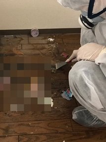 トイレで孤独死した事例②の施工前