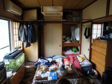 遺品整理:富山市内の施工前