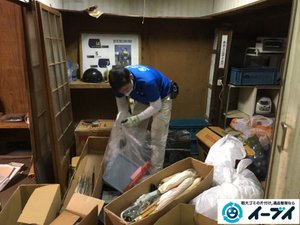 一軒家の遺品片付けの施工前