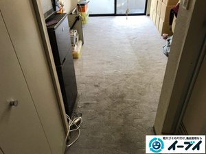 汚部屋状態のゴミ屋敷清掃の施工後