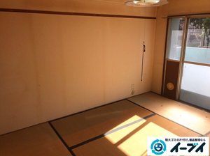 遺品整理にともなう家財丸ごと搬出の施工後