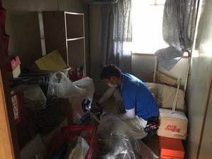 遺品整理にともなう家財処分の施工前