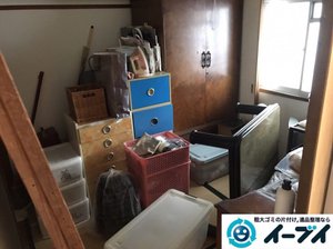婚礼家具・粗大ごみの処分と遺品整理の施工前