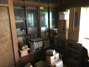 書斎での作業事例の施工前