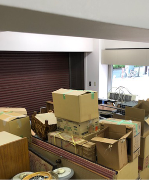 一軒家、引っ越しゴミ処分の施工前