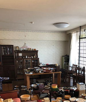 4LDK、遺品整理の施工前