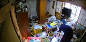 お家の家財を丸ごと整理いたしました(片付け作業)の施工前