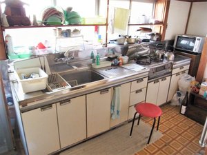 沼田市の事例の続き2です。(キッチン・台所)の施工前