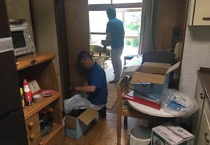 一軒家のご遺品の整理の施工前
