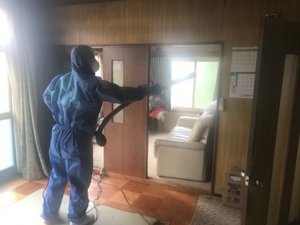 当麻町にて孤独死現場の特殊清掃・遺品整理をおこないました。の施工後