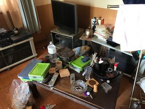 アパートで亡くなってしまった方の遺品整理の施工前